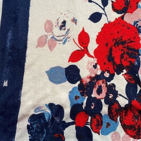 Anthropologie Maeve Anthousia Knit Floral Swing Sweater Dress - Picture 4 of 8